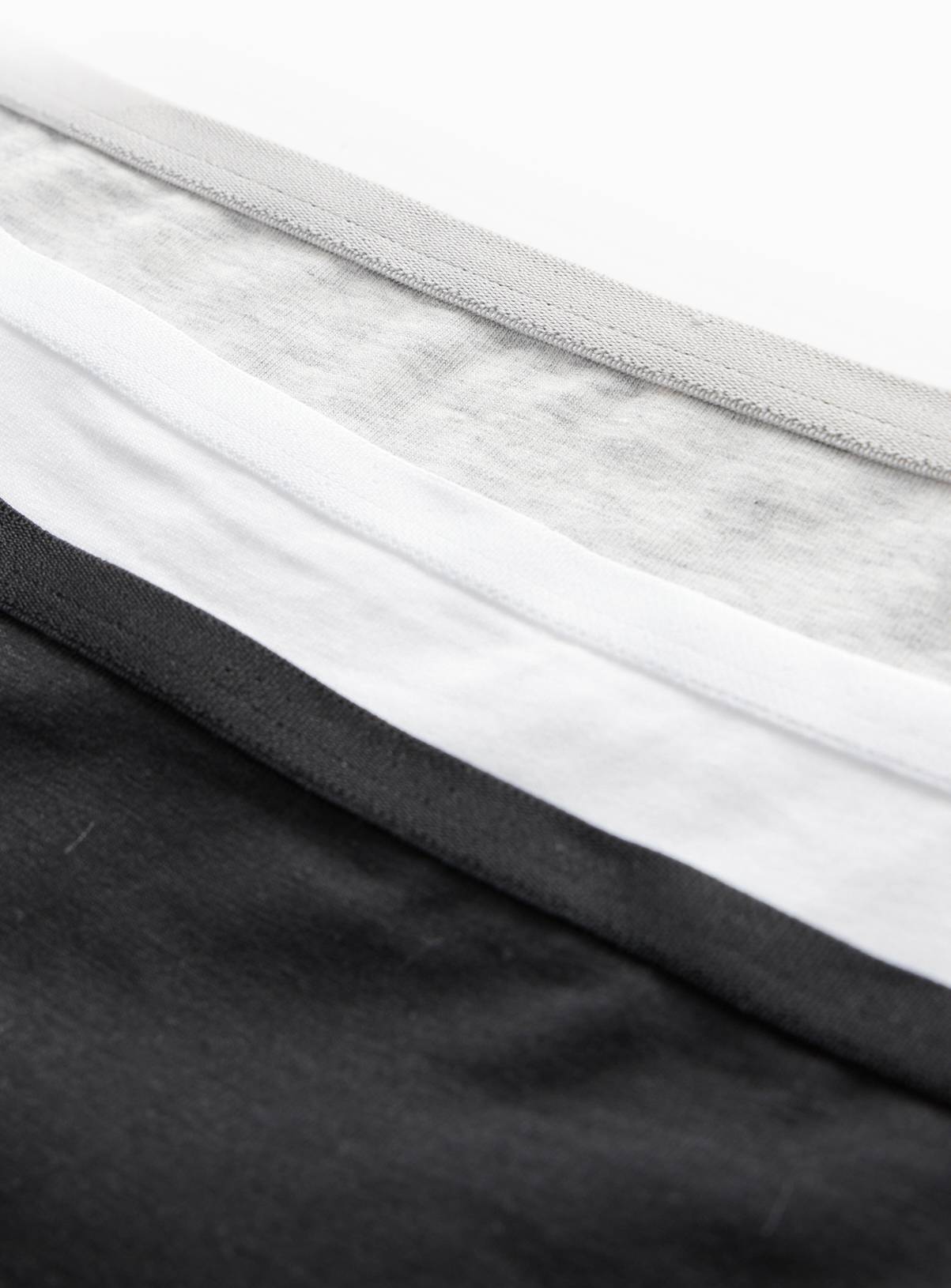 Monochrome Cotton Blend Briefs 10 Pack 5-6 years - Image 2